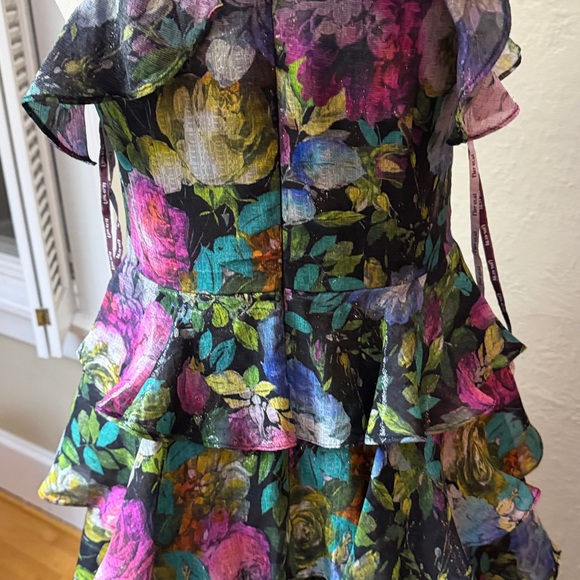 Flor Et. Al Iguala Dress Sz 4 sequin multi Anthropologie new without tags 798$ - Picture 9 of 10